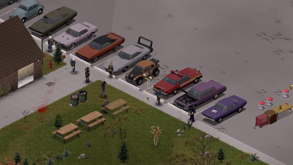 Neun Autos in Top-Zustand auf einem Parkplatz